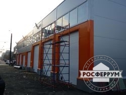 Модульное здание под автосервис